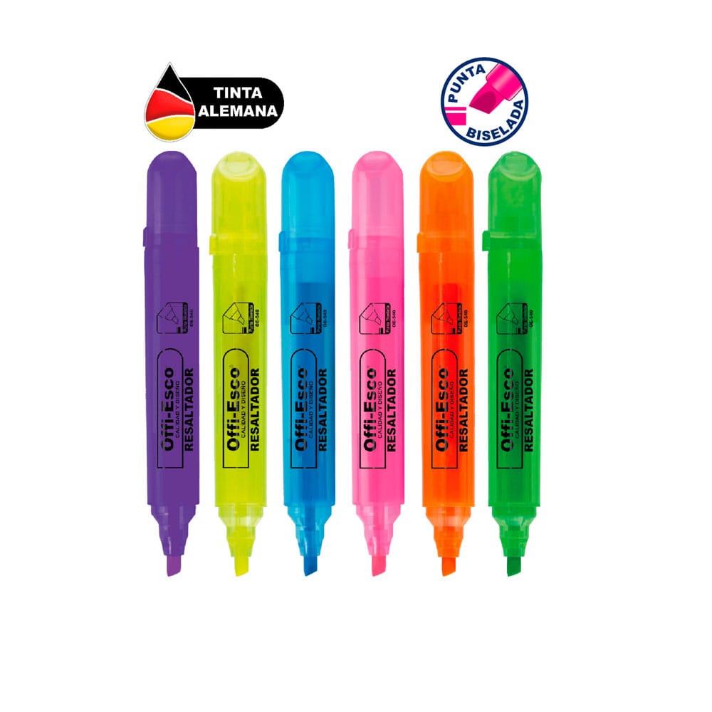 Resaltador OffiEsco Biselado Oe540 Fucsia Unidad Resaltador OffiEsco Biselado Oe540 Fucsia Unidad