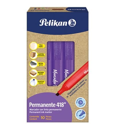 Marcador Pelikan Permanente 418 Violeta Unidad