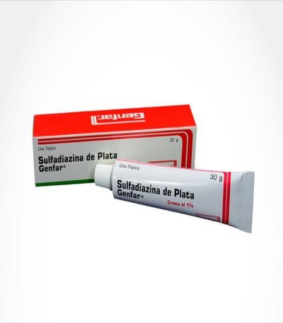 Sulfadiazina De Plata 1 Crema Tópica Tubo X30g