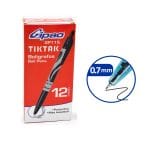 Bolígrafo Gp115 Retráctil 0.7 Negro Ball Pens Cajax12 Punta Fina Suave